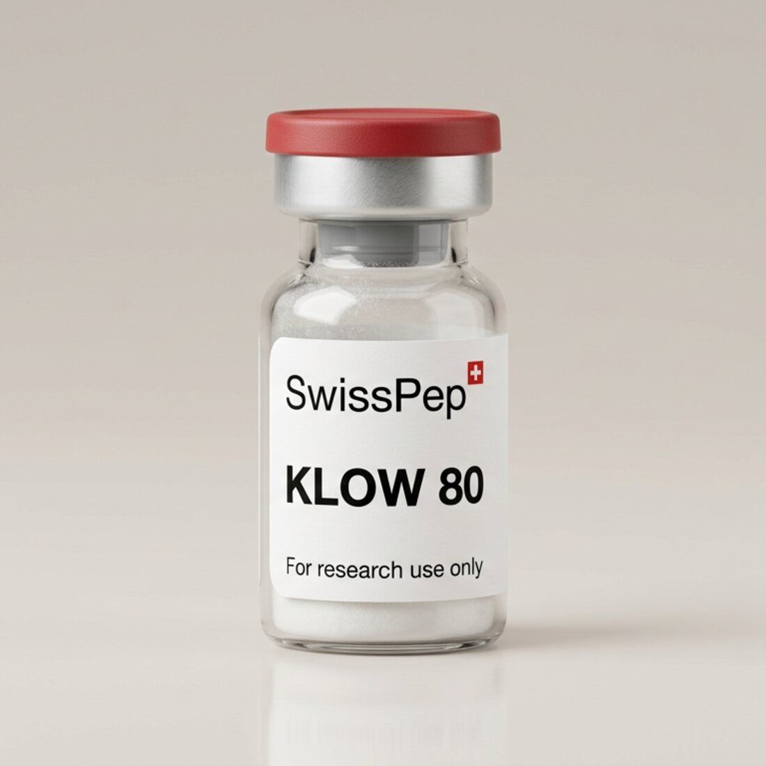 KLOW 80mg (BPC-157 + TB-500 + GHK-Cu + KPV) vial